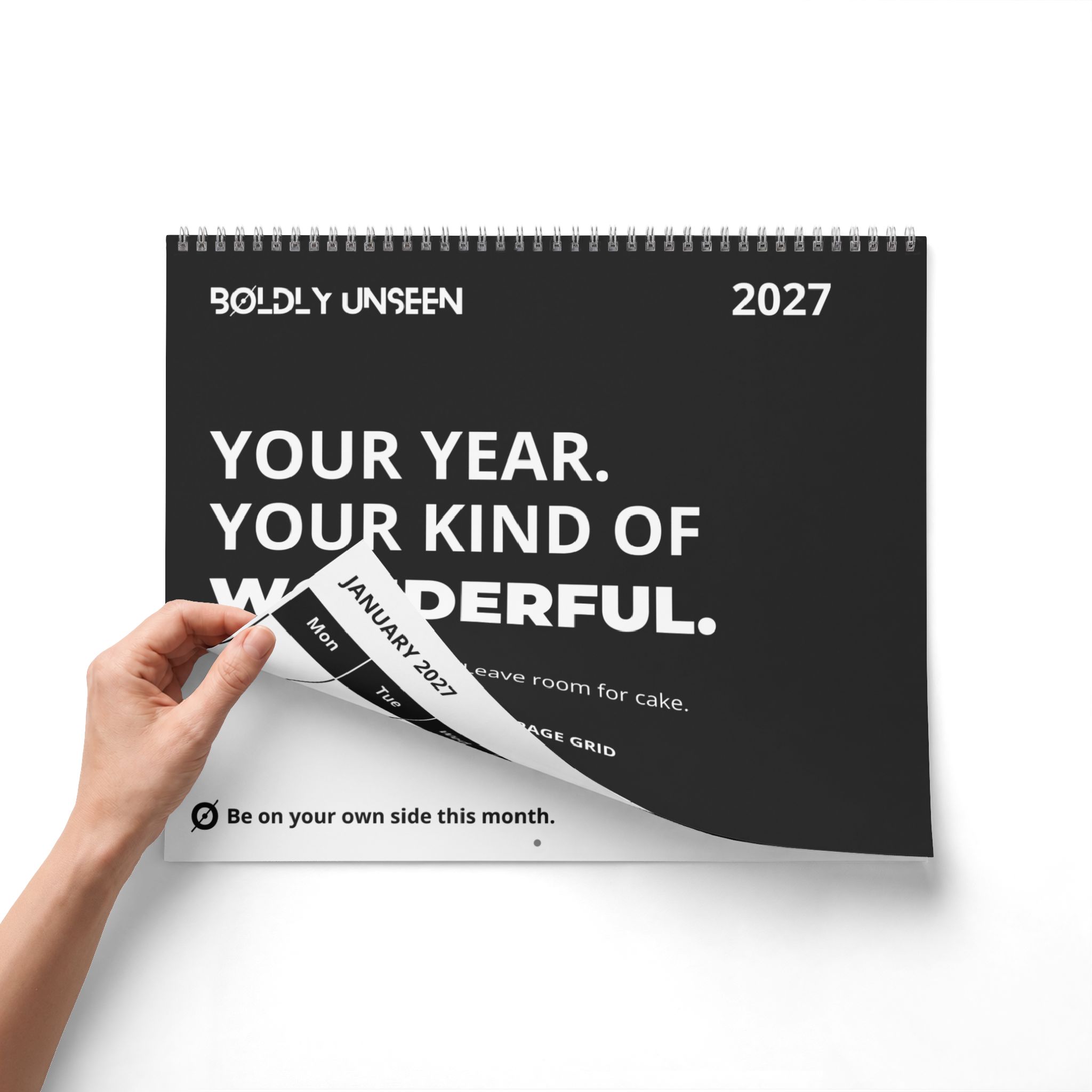 2027 Large Print Wall Calendar | Northern Ireland | Two-Page Month Grid - Image 4