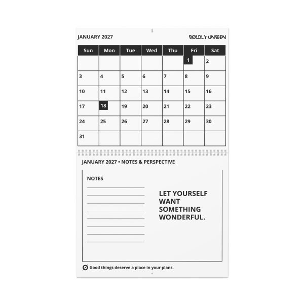 Preview of the US federal holidays edition 2027 large print wall calendar